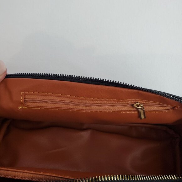 Large Cosmetic Women's Makeup Vegan Leather Multifunctional Travel Toiletry Bag - Picture 8 of 14